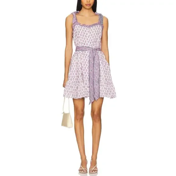 Cleobella Floral Pink Tillie Mini Dress Size XS - Picture 1 of 5